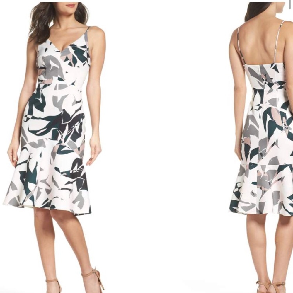 COOPER St. White Pattern dress